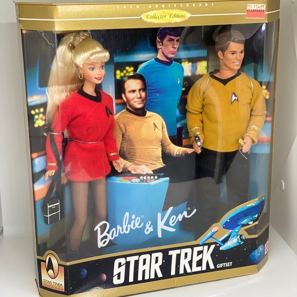 BARBIE & KEN STAR TREK GIFT SET COLLECTORS EDITION - Picture 2 of 10